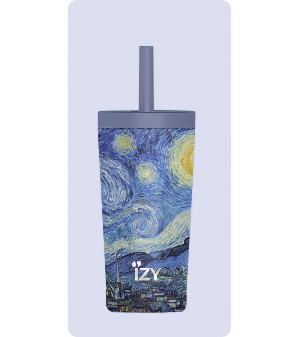 Notte stellata di van Gogh - Borraccia termica IZY Bottles borracce termiche
