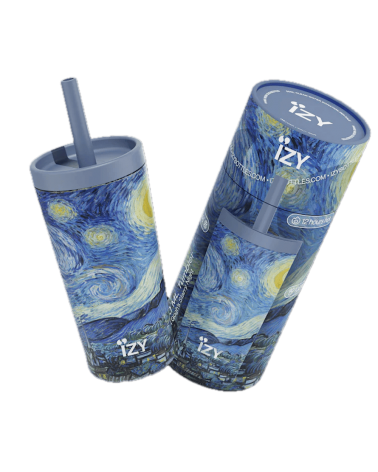 Notte stellata di van Gogh - Borraccia termica IZY Bottles borracce termiche
