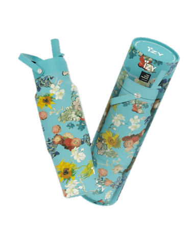 I fiori di Vincent van Gogh - Borraccia termica con cannuccia 900ML IZY Bottles borracce termiche