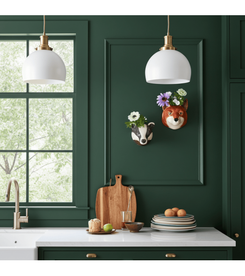 Volpe - Vaso da parete Quail Ceramics vasi eleganti per interni per fiori decorativi design kitatori svizzera