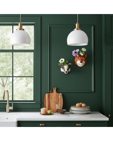 Volpe - Vaso da parete Quail Ceramics vasi eleganti per interni per fiori decorativi design kitatori svizzera