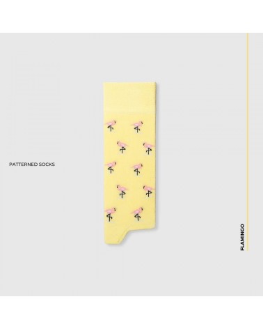 Fenicottero rosa - Calze divertenti in cotone bio The Captain Socks calze da uomo per donna divertenti simpatici particolari