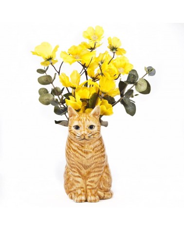 Kleine Vase rote Katze - Vincent Quail Ceramics vasen deko blumenvase blume vase design dekoration spezielle schöne kitatori ...