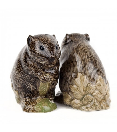 Campagnols - Salière et poivrier original en céramique Quail Ceramics design sel saliere poivrier salier poivrière