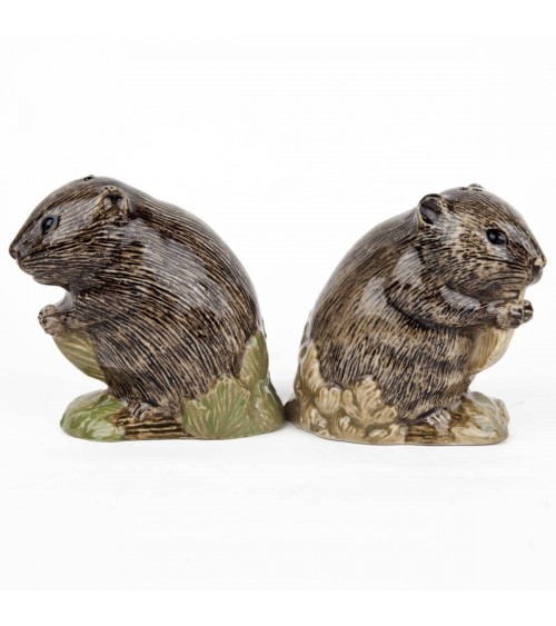 Arvicola - Saliera e pepiera Quail Ceramics design da tavola saliera e pepiera