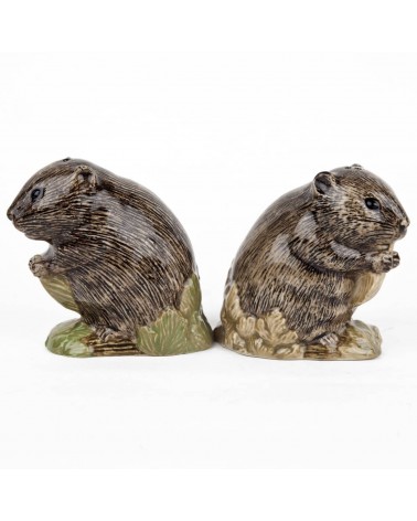 Arvicola - Saliera e pepiera Quail Ceramics design da tavola saliera e pepiera