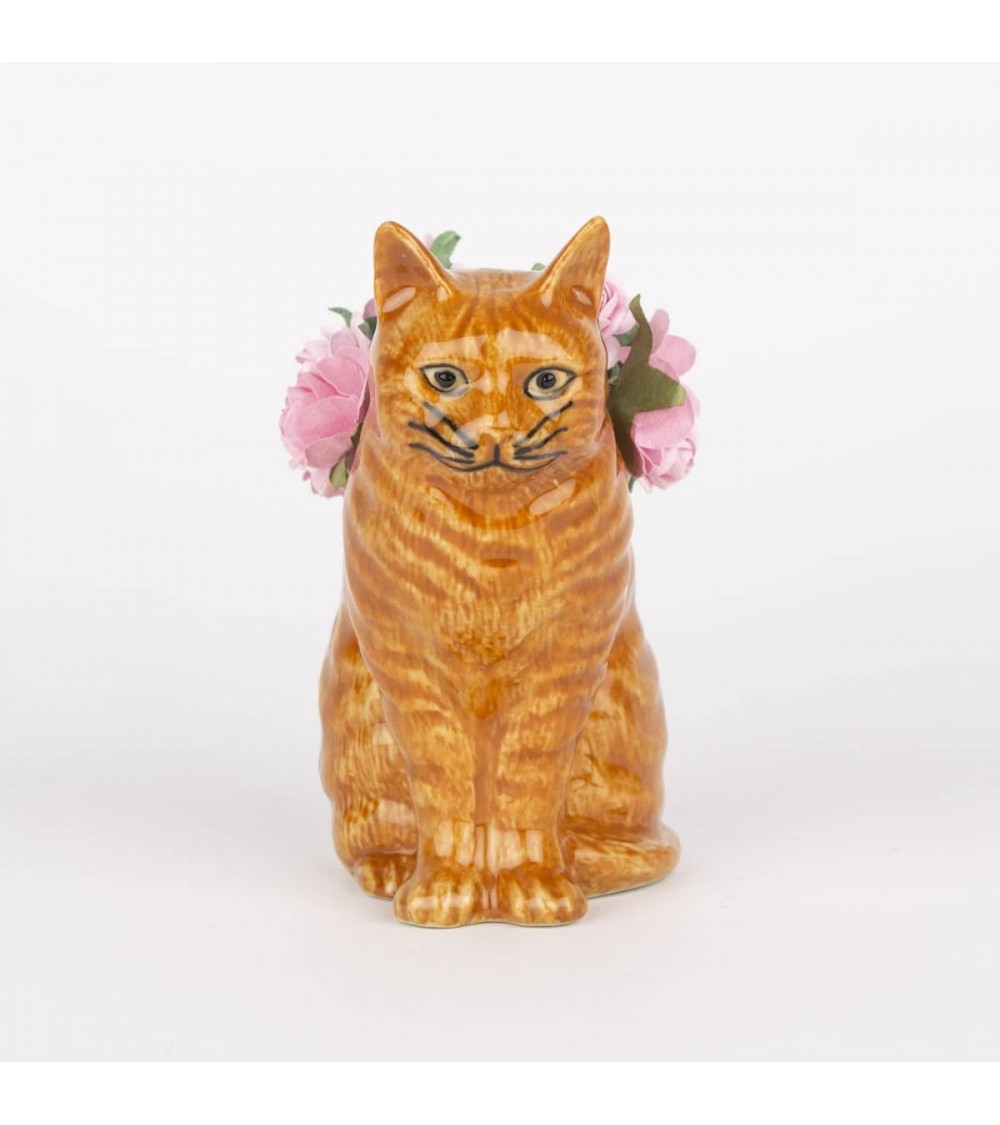 Vincent - Bud vase - Ginger cat Quail Ceramics table flower living room vase kitatori switzerland
