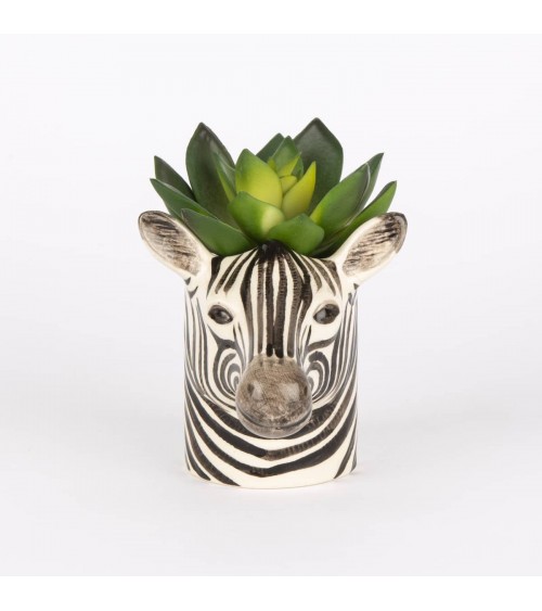 Zebra - Mini Topf aus Keramik