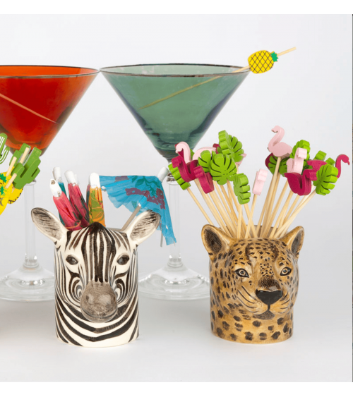 Zebra - Mini Topf aus Keramik