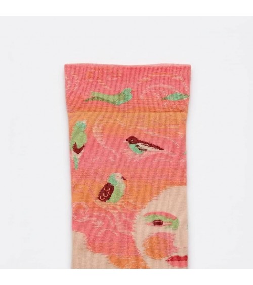 Marie-Antoinette - Chaussettes en coton égyptien Bonne Maison jolies pour femme originales pour homme chausset rigolotes drol...