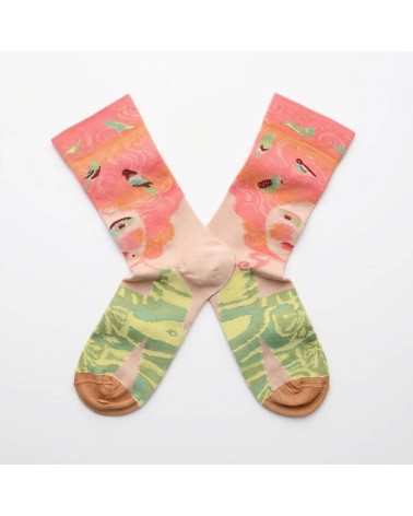 Marie-Antoinette - Chaussettes en coton égyptien Bonne Maison jolies pour femme originales pour homme chausset rigolotes drol...