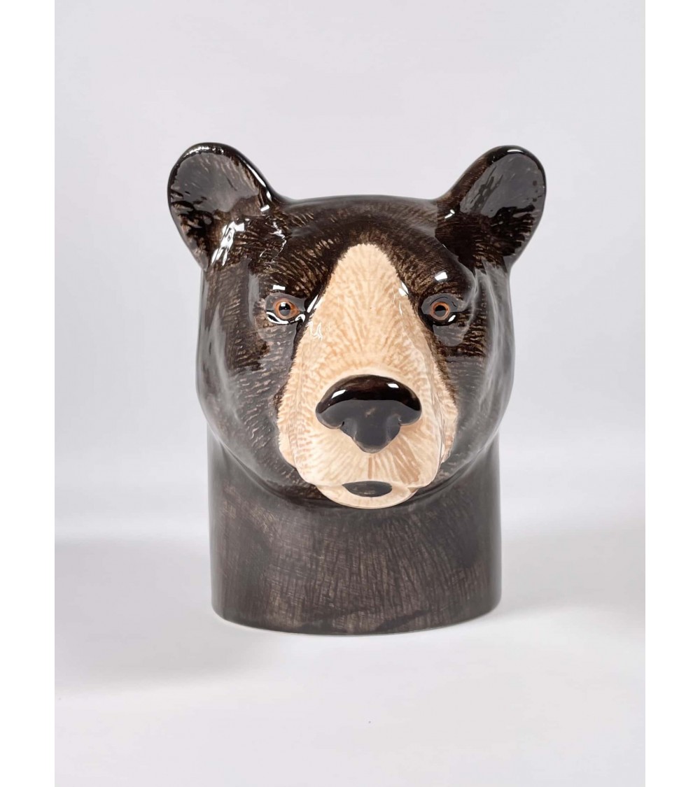 Orso Nero - Portapenne e Vasi per piante Quail Ceramics da scrivania eleganti design originali bambina particolari