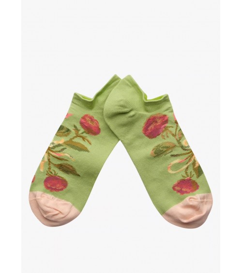 Nœud et Fleurs - Egyptian cotton ankle socks