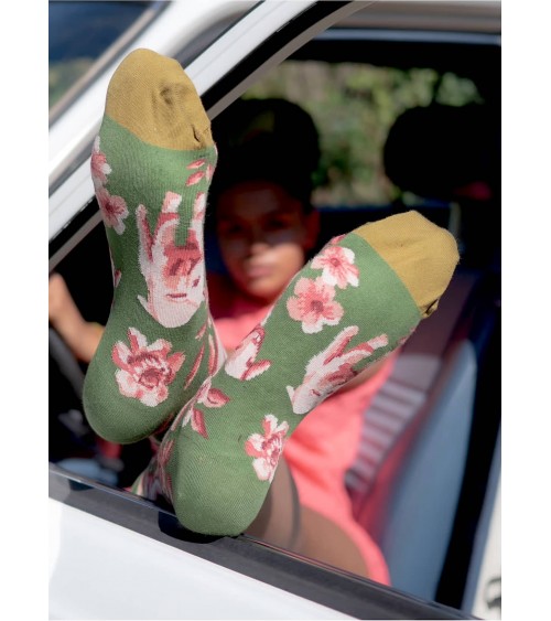 Agneaux Cactus - Egyptian cotton socks
