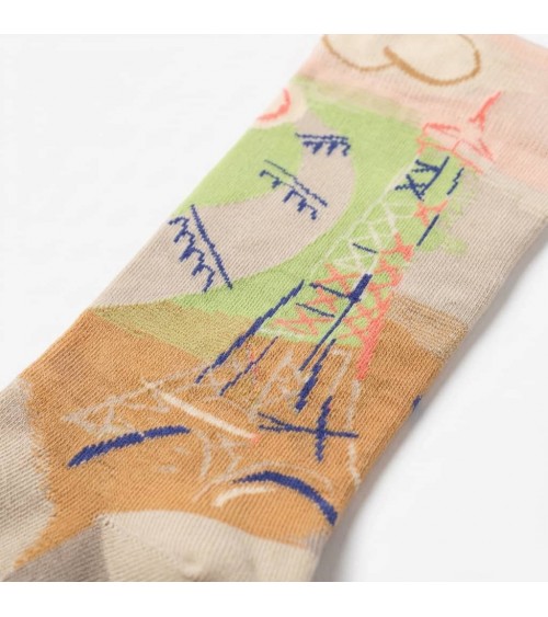 Paris - Eiffel Tower - Egyptian cotton socks