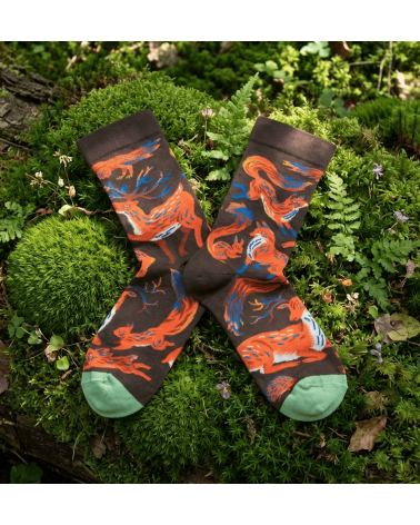 Animaux Terre d'Ombre Socken Bonne Maison socke kuschelsocken für damen lustig herren farbige coole socken