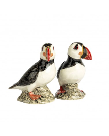 Puffin - Table salt and pepper shakers Quail Ceramics pots set shaker cute unique cool