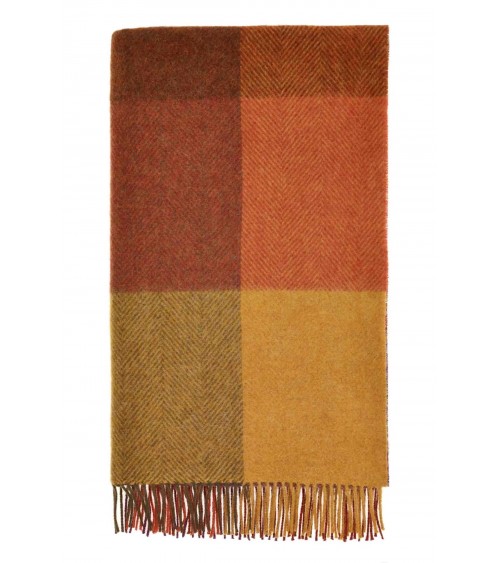 Plaid Harland Autumn - Couverture en pure laine vierge Bronte by Moon un plaid cocooning couverture chaude douce plaide lit