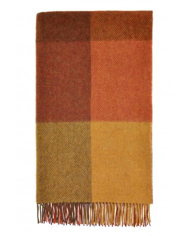 Plaid Harland Autumn - Coperta pura lana vergine Bronte by Moon plaid per divano in lana coperta morbida letto matrimoniale p...