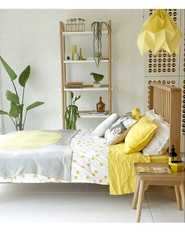 Moth XL Jaune Canari - Suspension luminaire design Studio Snowpuppe lampes suspendues design lustre moderne salon salle à man...