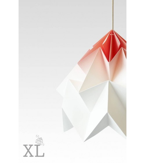 Moth XL Dégradé Corail - Suspension luminaire design Studio Snowpuppe lampes suspendues design lustre moderne salon salle à m...
