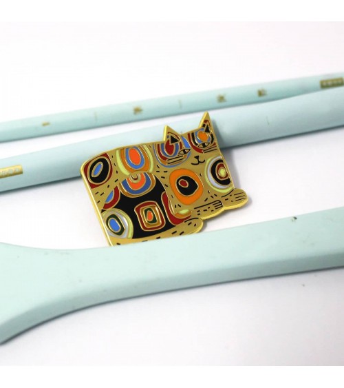 Spilla Smaltata - Wassily’s Cat