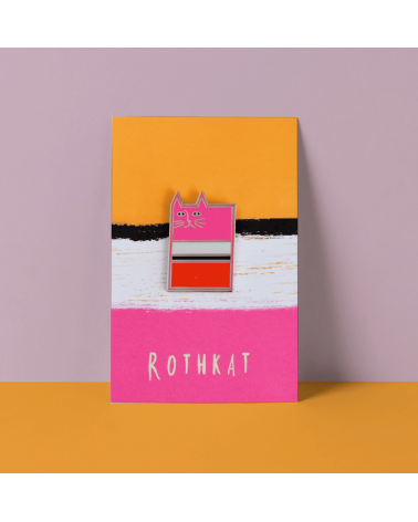 Pin's - Rothkat Niaski pins rare métal originaux bijoux suisse