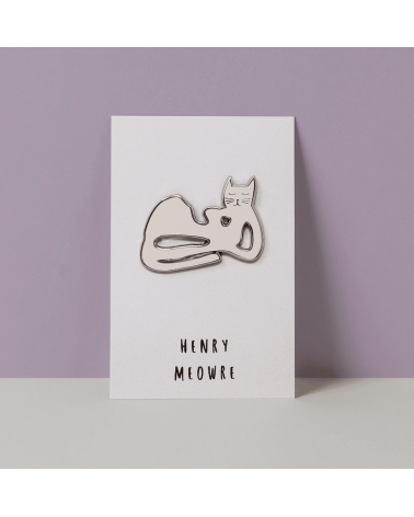 Pin Anstecker - Henry Meowre Niaski Anstecknadel Ansteckpins pins anstecknadeln kaufen