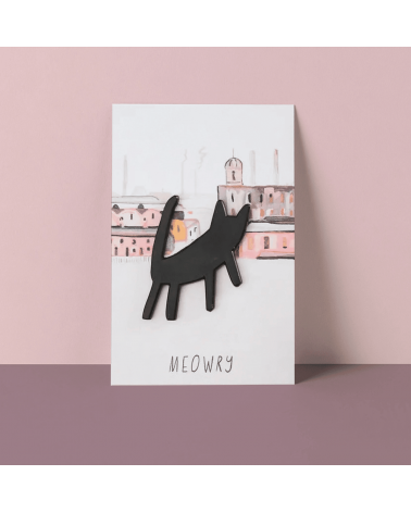 Spilla Smaltata - Meowry Niaski spiritose spille colorate particolari eleganti donna da giacca uomo