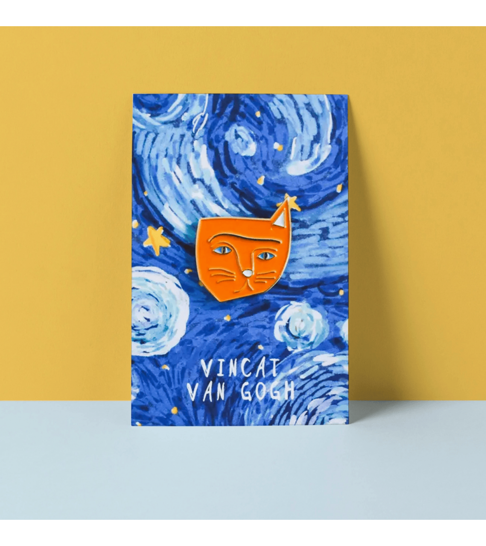 Enamel Pin - Vincat Van Gogh Niaski broches and pins hat pin badges collectible