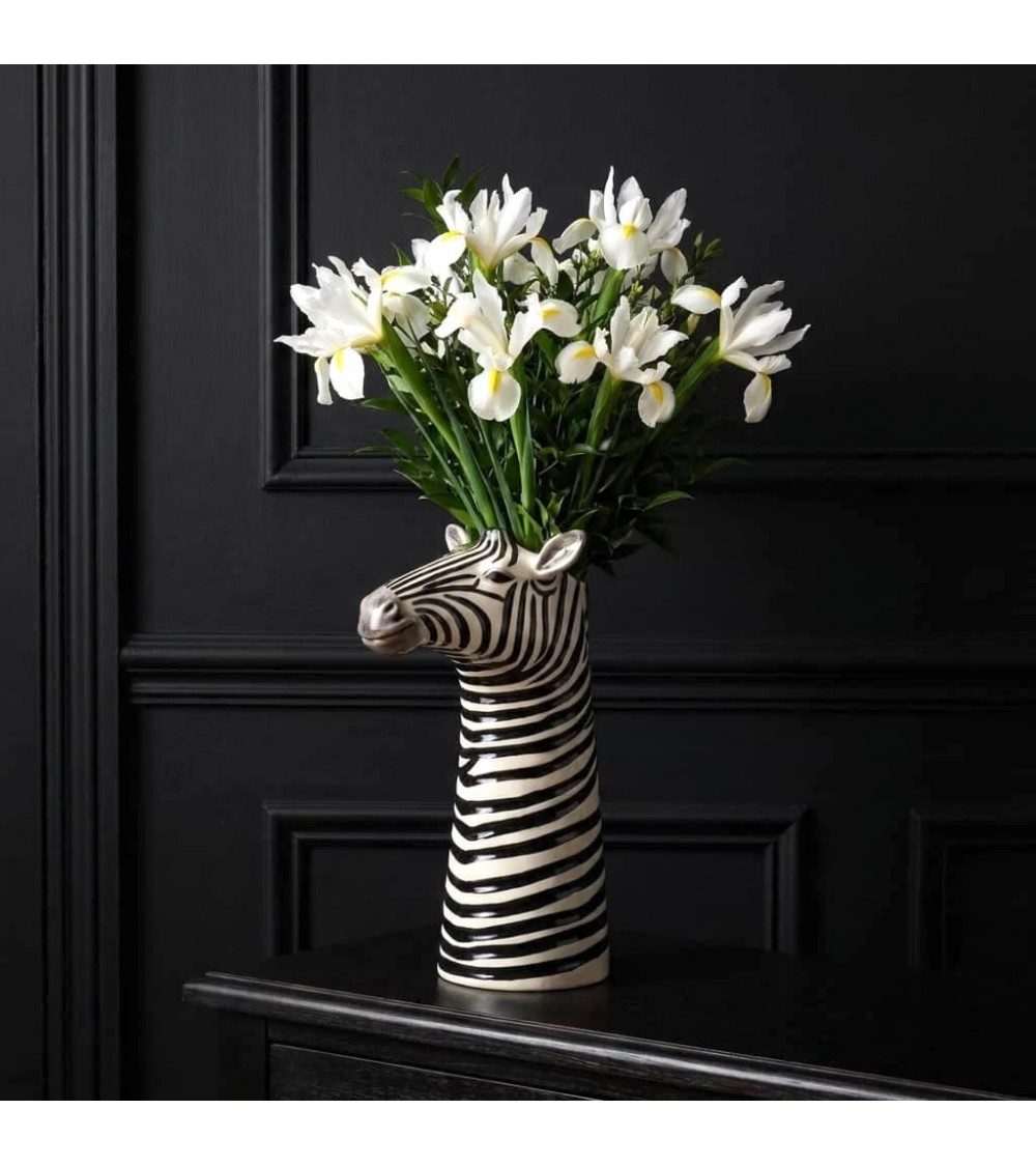 Vase à fleurs - Zèbre Quail Ceramics design fleur décoratif original kitatori suisse
