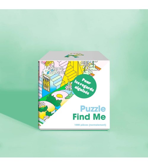 Find Me - Puzzle 1000 pièces Piece & Love jeu de puzzle design original moderne cool