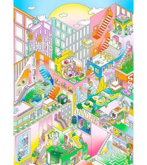 Find Me - Puzzle 1000 pezzi Piece & Love Kitatori