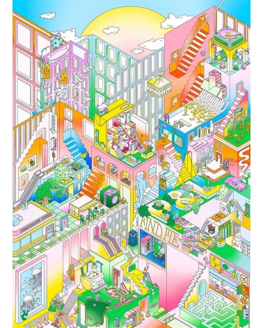 Find Me - Puzzle 1000 pezzi Piece & Love Kitatori