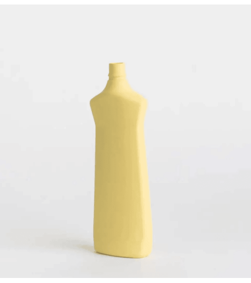 Bottle Vase Design 1 Frisches Gelb - Blumenvase aus Porzellan Foekje Fleur vasen deko blumenvase blume vase design dekoration...