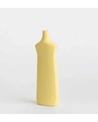 Bottle Vase Design 1 Frisches Gelb - Blumenvase aus Porzellan Foekje Fleur vasen deko blumenvase blume vase design dekoration...