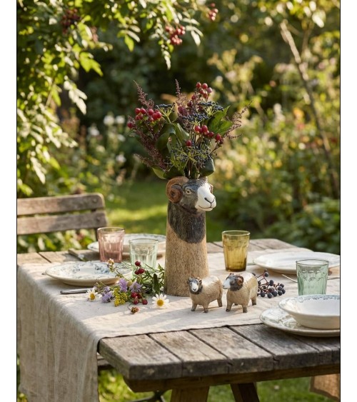 Swaledale Sheep - Large ceramic Flower Vase Quail Ceramics table flower living room vase kitatori switzerland