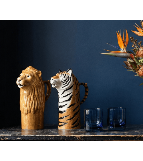Wasserkrug - Tiger Quail Ceramics wasserkaraffe glas krüg glaskaraffen design
