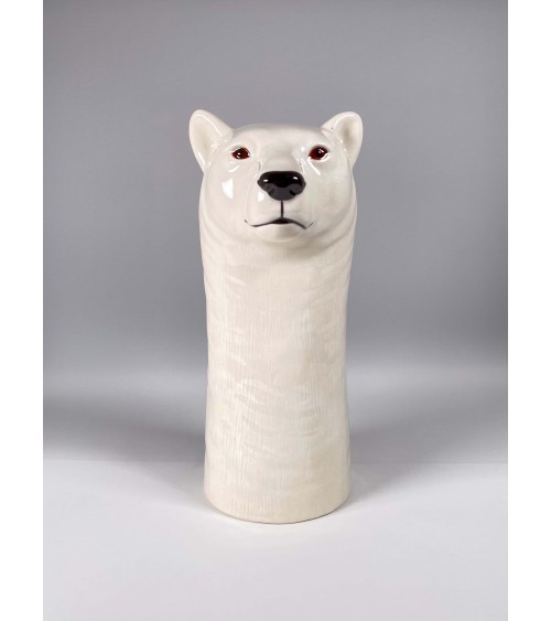 Blumenvase - Eisbär Quail Ceramics vasen deko blumenvase blume vase design dekoration spezielle schöne kitatori schweiz kaufen