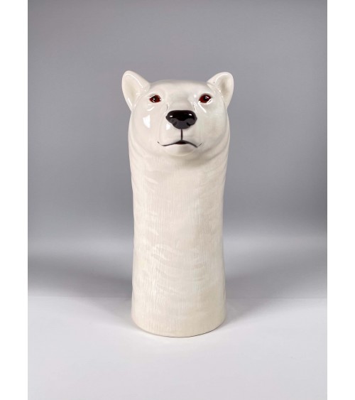 Vaso di fiori - Orso Polare Quail Ceramics Vasi design svizzera originale