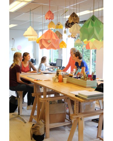 Moth XL Gradient Yellow - Hanging lamp Studio Snowpuppe pendant lighting suspended light for kitchen bedroom dining living room