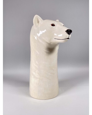 Flower Vase - Polar Bear Quail Ceramics table flower living room vase kitatori switzerland