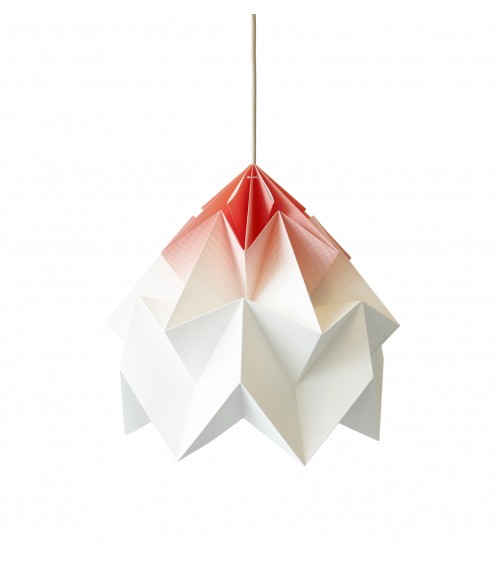 Moth XL Dégradé Corail - Suspension luminaire design Studio Snowpuppe lampes suspendues design lustre moderne salon salle à m...
