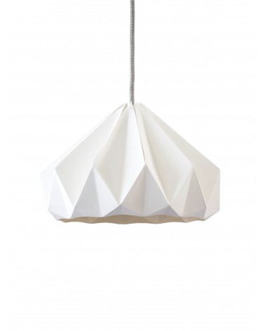Chestnut Blanc - Abat-jour en papier pour suspension Studio Snowpuppe lampe moderne original