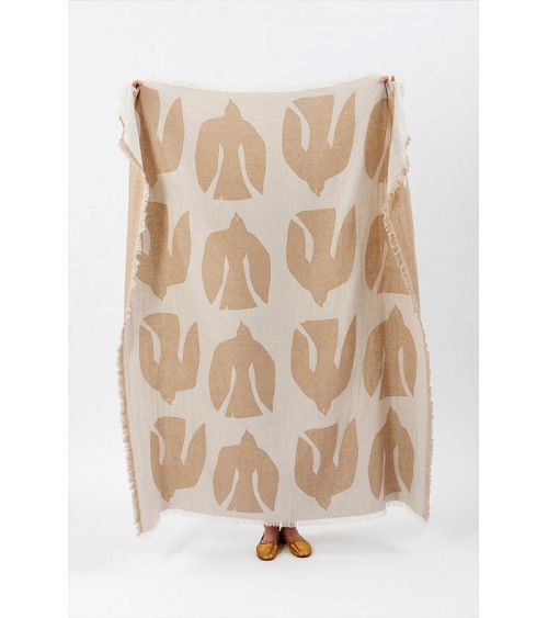 Blanket - EARLY BIRD Sand Brita Sweden best cozy soft throws and blankets for sofa
