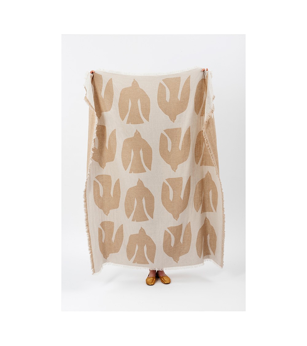 Coperta - EARLY BIRD Sand Brita Sweden coperte plaid di qualità per da divano svizzera
