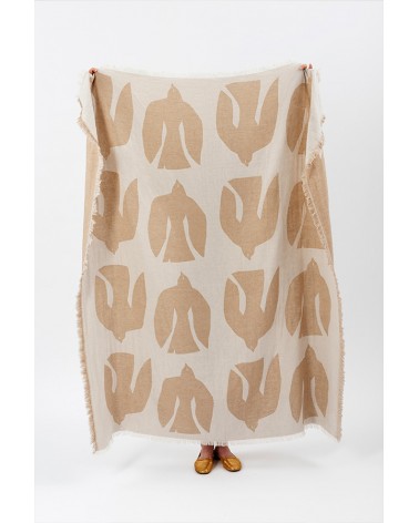 Coperta - EARLY BIRD Sand Brita Sweden coperte plaid di qualità per da divano svizzera
