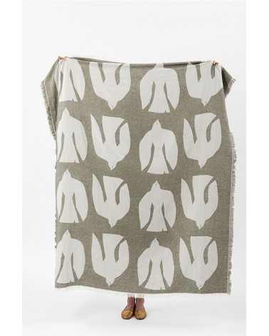 Kuscheldecke - EARLY BIRD Olive Brita Sweden Sofa Kuscheldecke Bettdecke Tagesdecke Wohndecke kaufen Schweiz