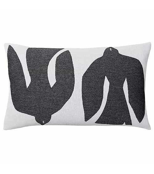Housse de coussin - EARLY BIRD Beluga Brita Sweden coussins décoratifs pour canapé salon deco original suisse