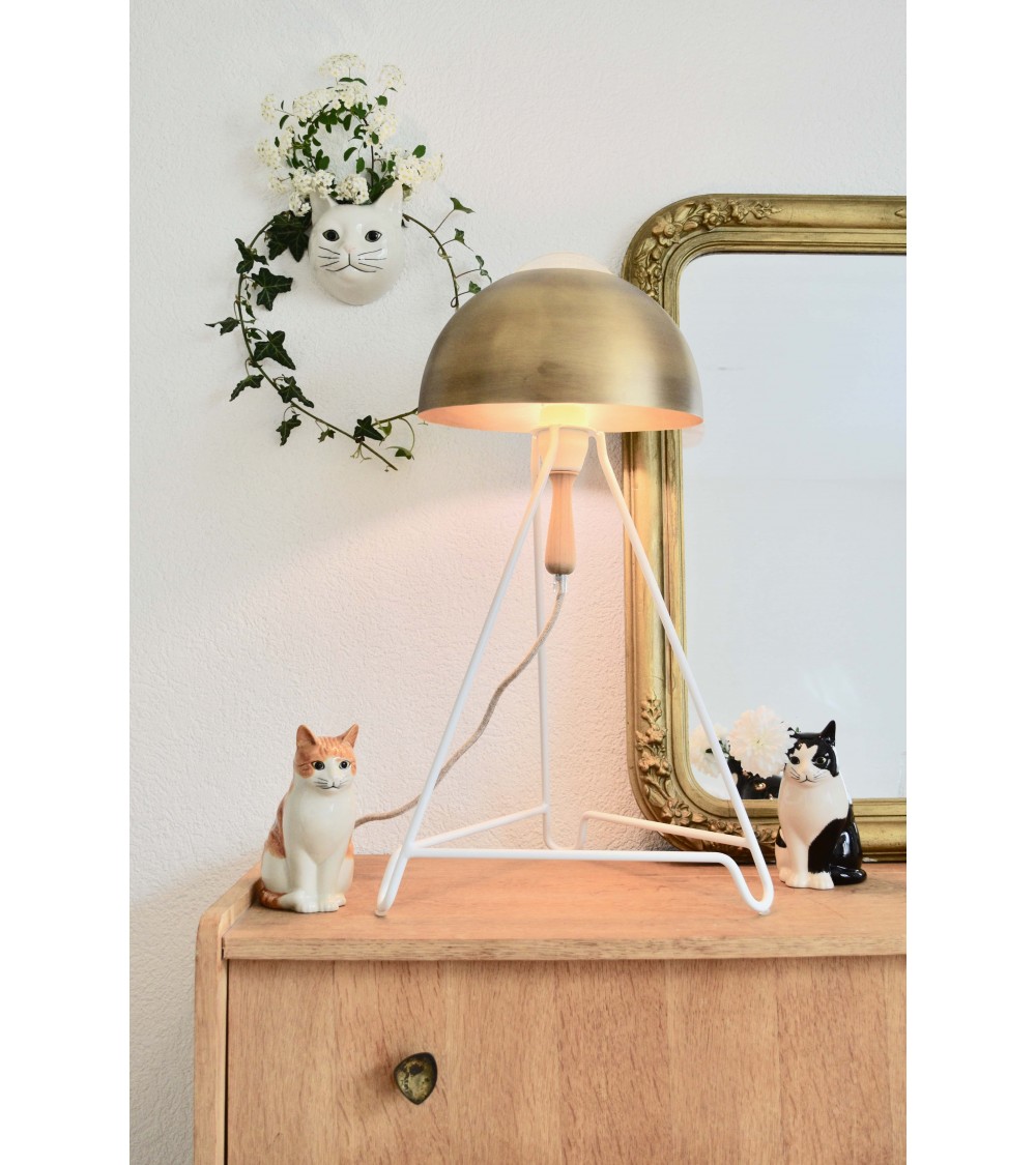 Daisy - Piccolo vaso da parete Gatto Quail Ceramics vasi eleganti per interni per fiori decorativi design kitatori svizzera